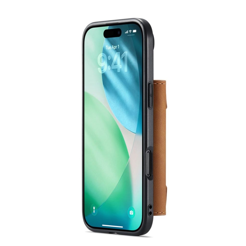 DG.MING iPhone Air Cover med Pung - Brun