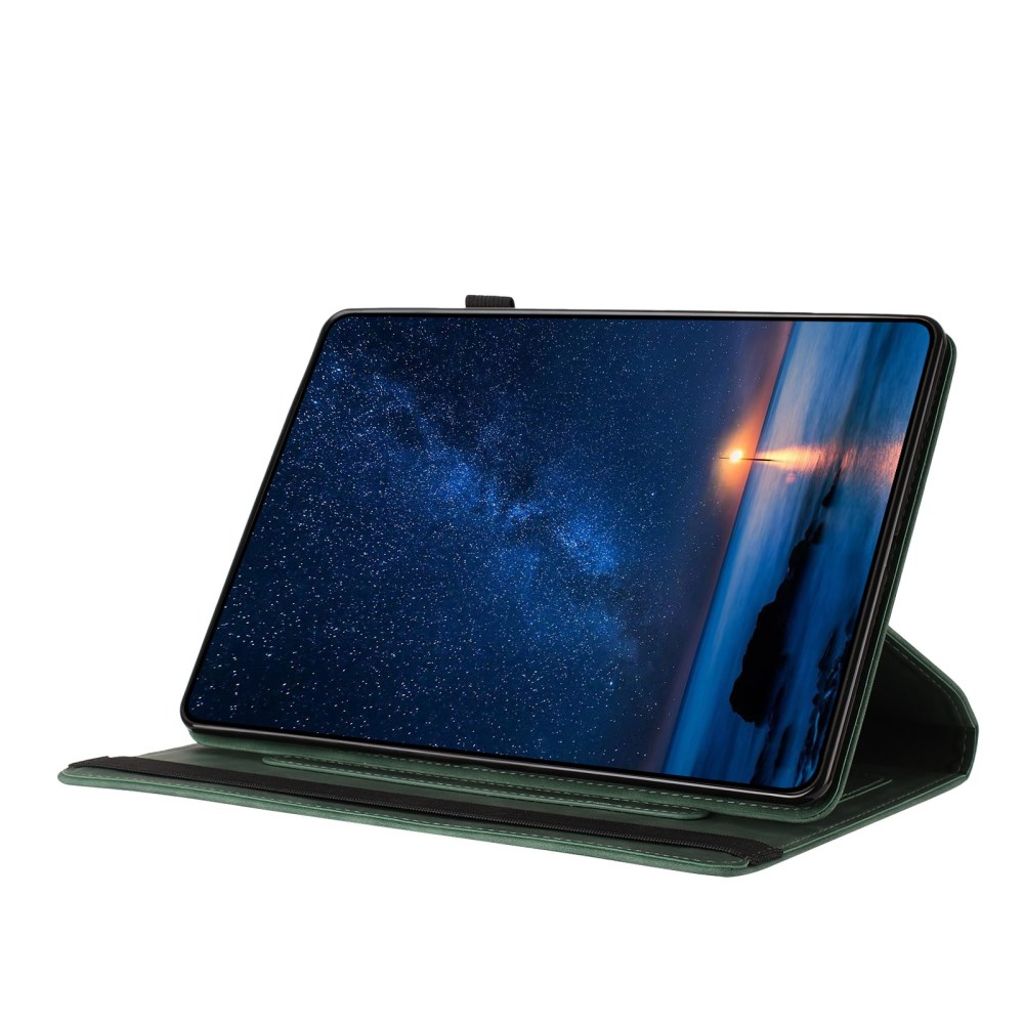 Samsung Galaxy Tab A11 / A9 Etui i PU-skinn - grønn