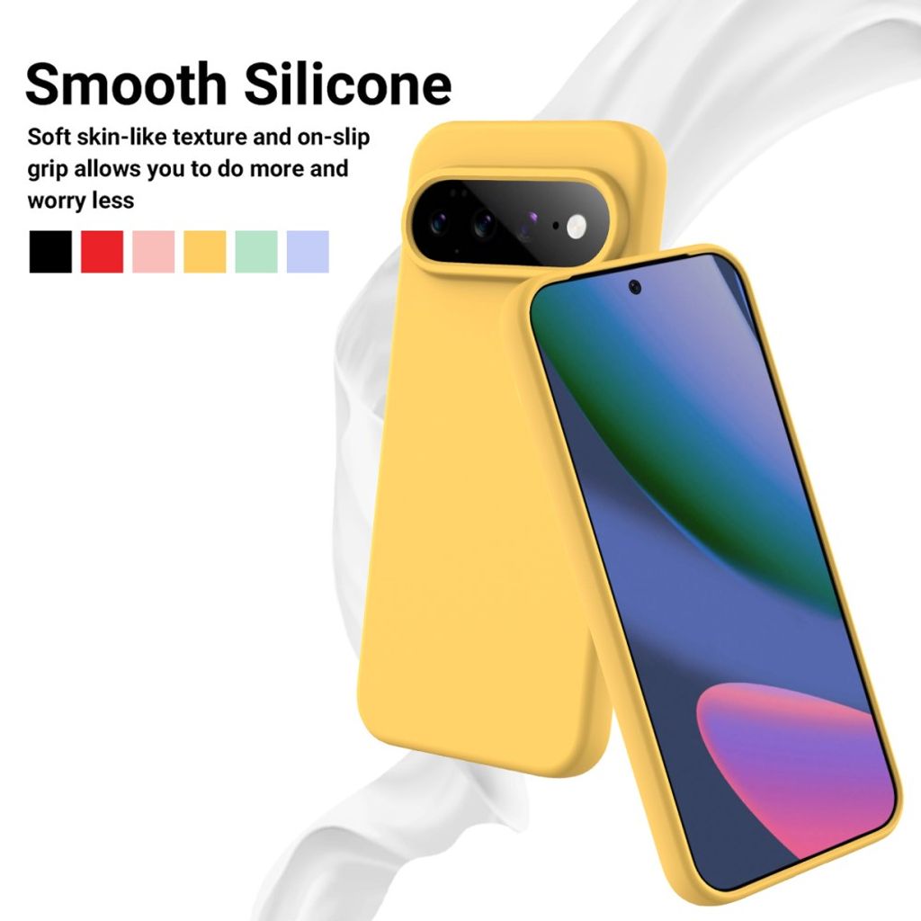 Google Pixel 11 Pro XL Deksel I Silikon - Gul