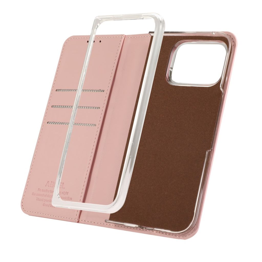 ABEEL Google Pixel 9 Pro Fold 5G Plånboksfodral - Rosa