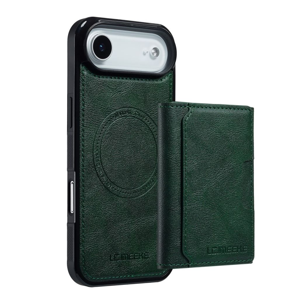 LC.IMEEKE iPhone Air Skal med plånbok - Grön