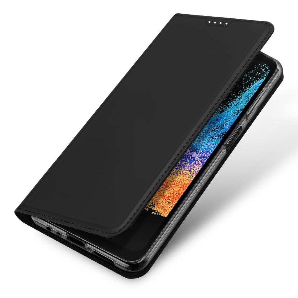 DUX DUCIS mobiletui med kortholder for Samsung Galaxy XCover7 Pro – Svart