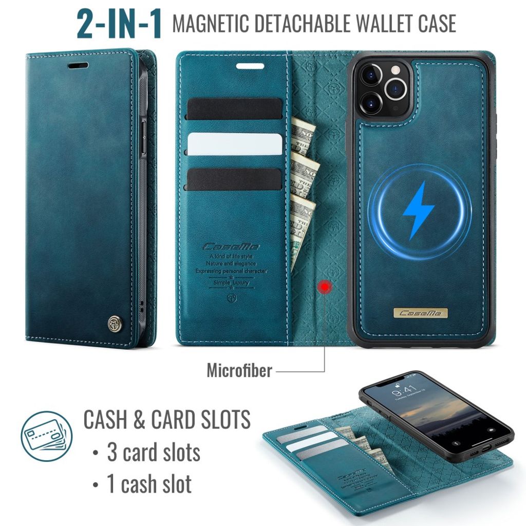 CASEME iPhone 11 Pro Kotelo MagSafe - Vihreä