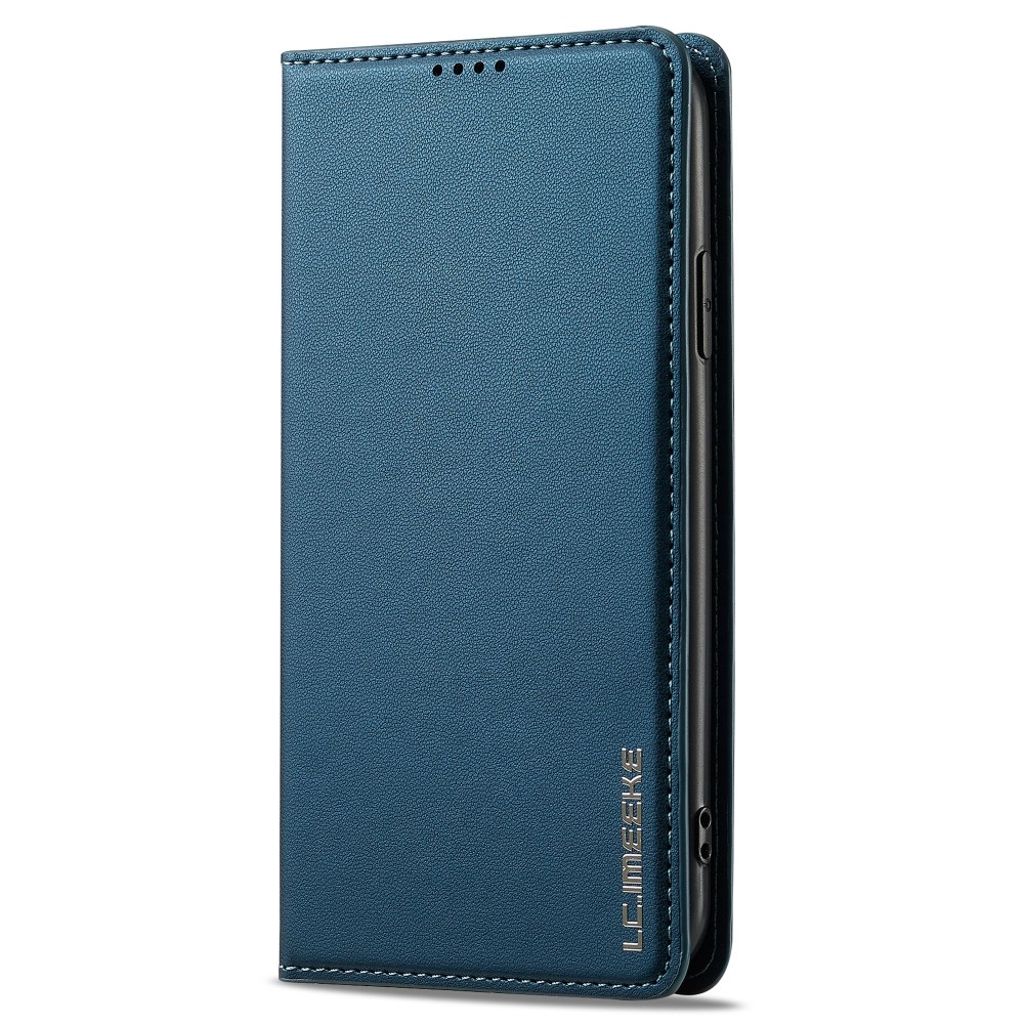 LC.IMEEKE iPhone XS Max Pungetui med Kortholder og Stativ – Blå