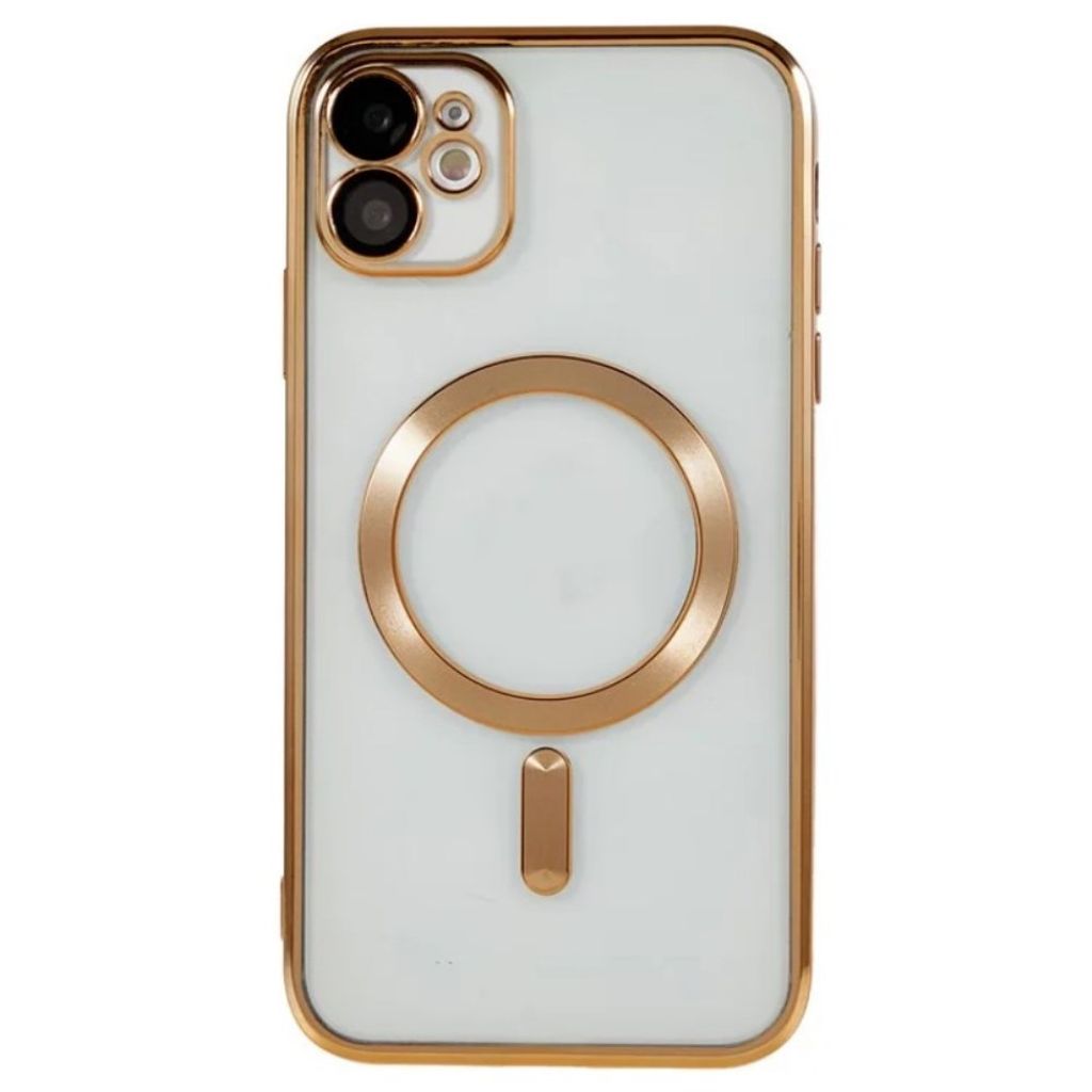 iPhone 11 Magneettinen Kuori + Näytönsuoja – Kulta