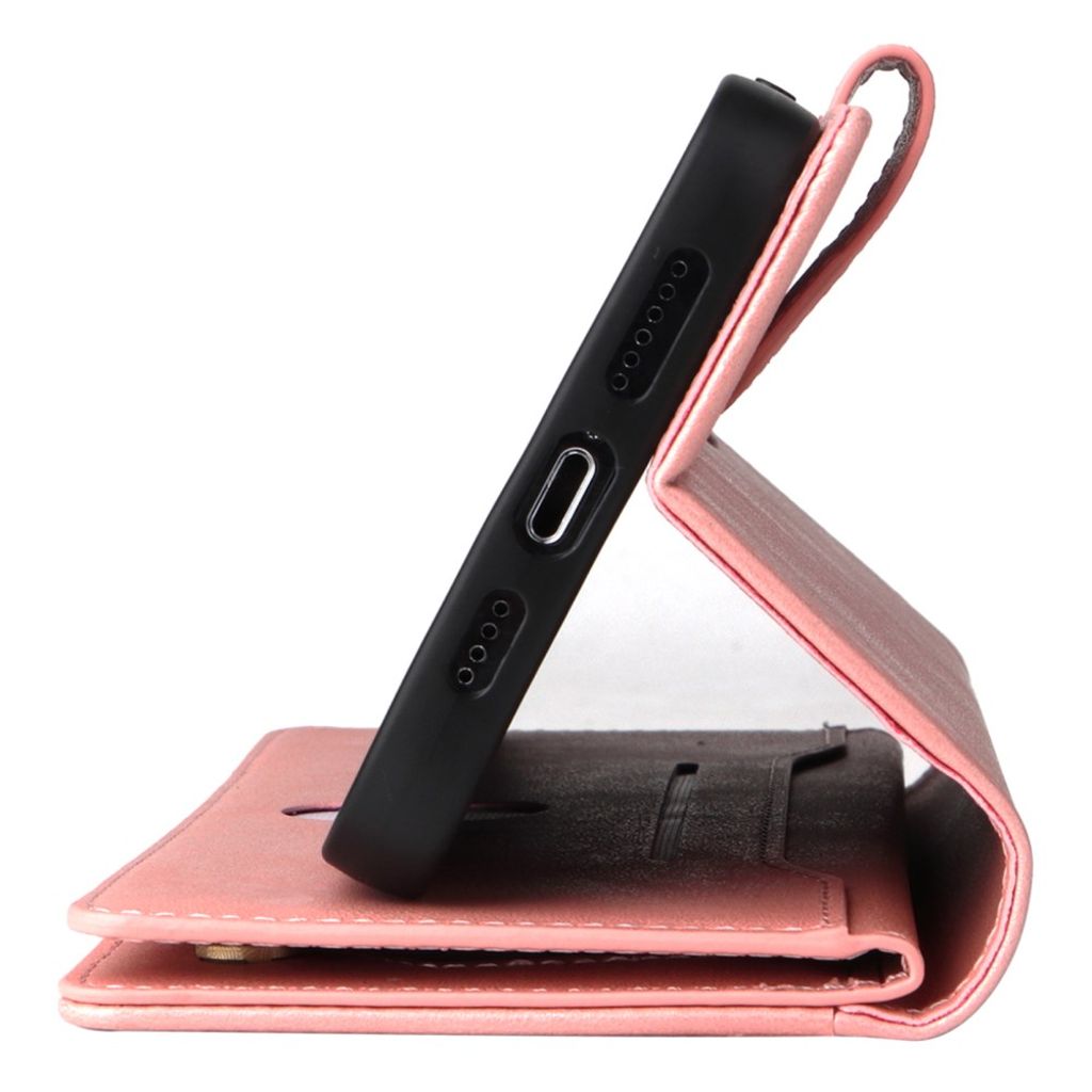 iPhone 12 Pro Max Kotelo Jalusta - Ruusu kultaa