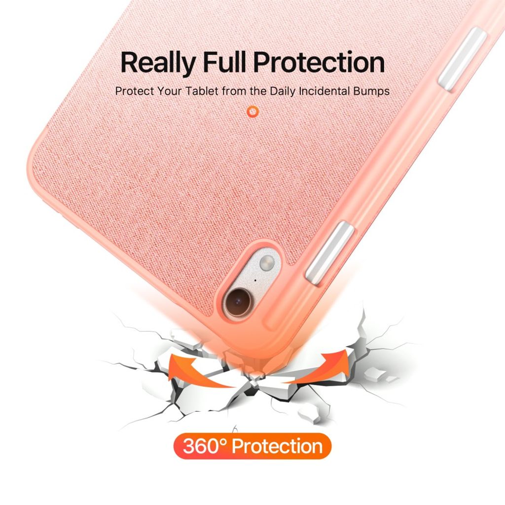 DUX DUCIS iPad Mini (2026) Tri-Fold Kuori - Vaaleanpunainen