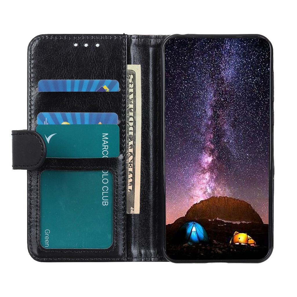 Xiaomi Poco C85x 5G/Redmi A7 Pro Plånboksfodral PU-läder - Svart