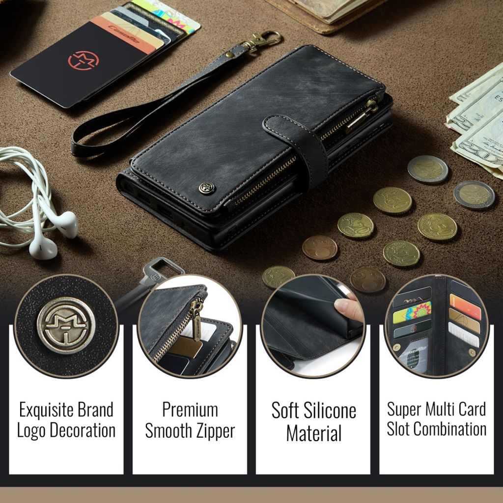 CASEME iPhone Air Fodral med Stativ - Svart