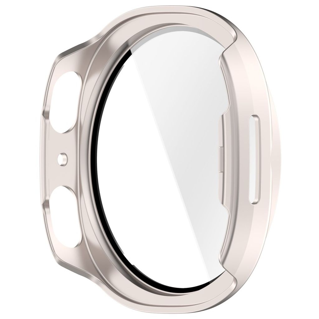 Samsung Galaxy Watch9 40mm Deksel med skjermbeskytter i glass - Starlight