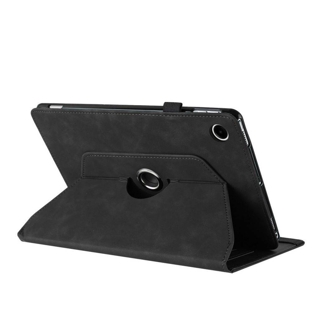 Samsung Galaxy Tab A11 / A9 Etui i PU-skinn - svart