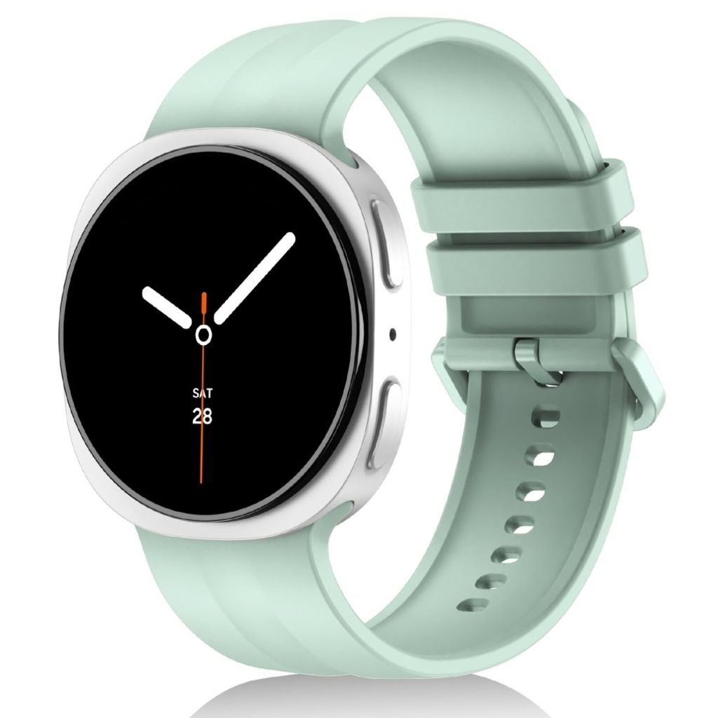 Samsung Galaxy Watch9/22 silikon klokkerem med hurtigfeste S - Lys grønn