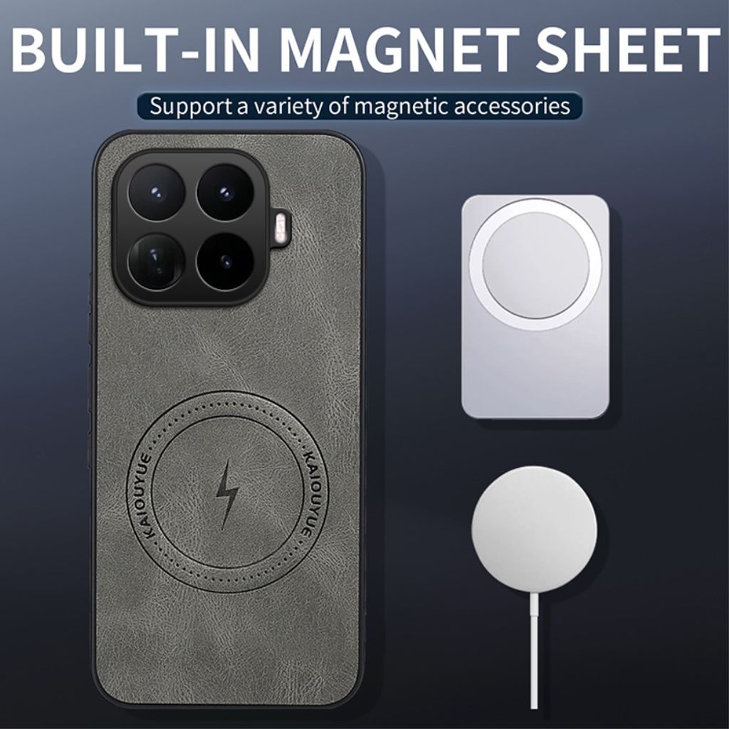 Xiaomi 17T MagSafe Kuori PU-nahkaa - Sininen