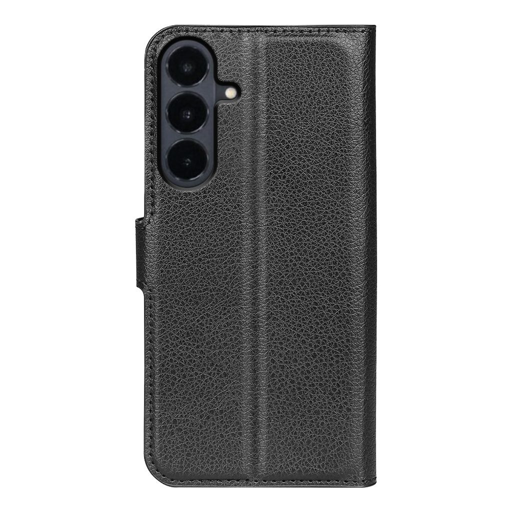 Samsung Galaxy S26 FE Lommebokdeksel med Stativ – Svart