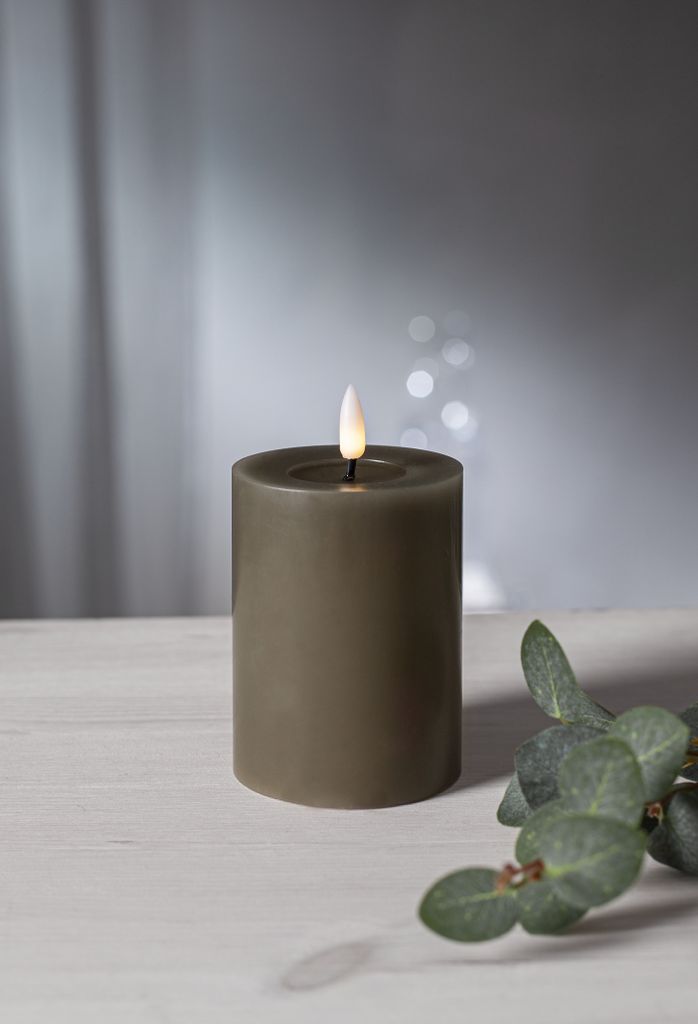 LED BLOCKLJUS FLAMME FLOW MULLVAD / 12,5 CM / TIMER