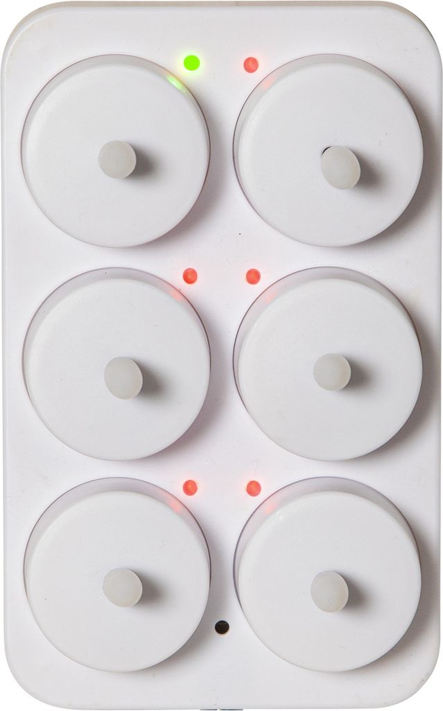 LED-lys 6-pak Flamme Charge 40x50mm - genopladeligt
