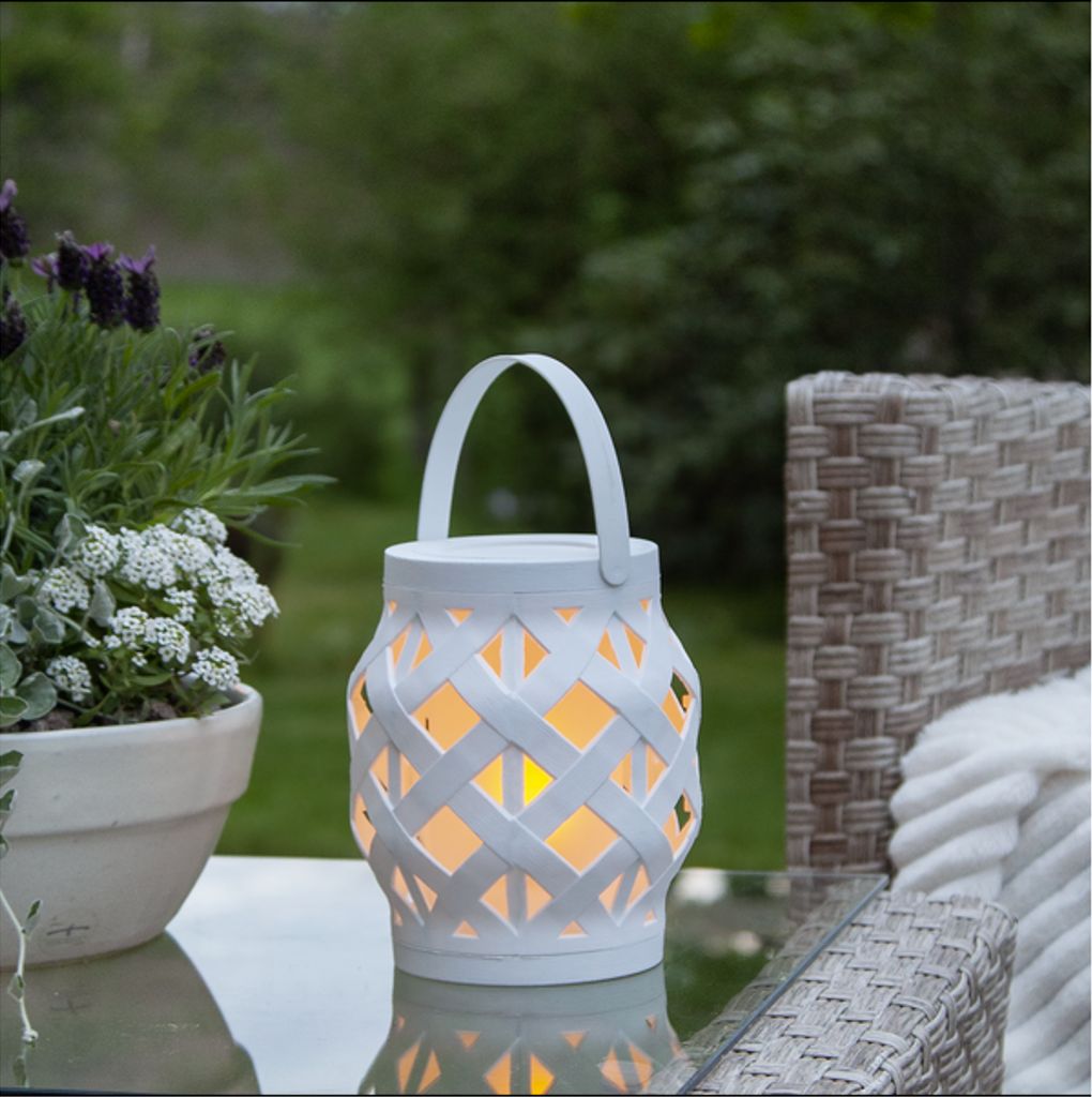 Star Trading Flame Lykta för inom- och utomhusbruk - Vit