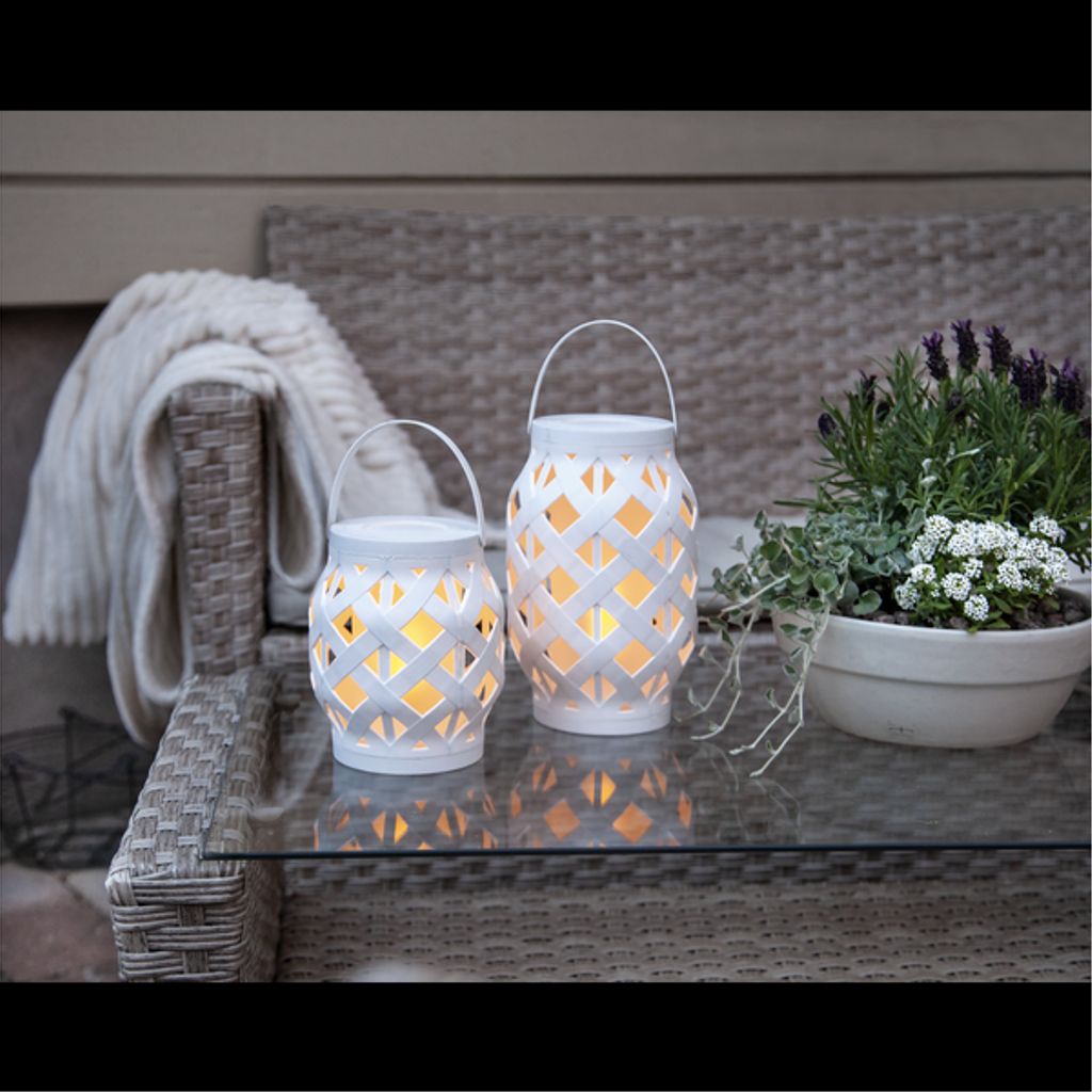 Star Trading Flame Lykta för inom- och utomhusbruk - Vit