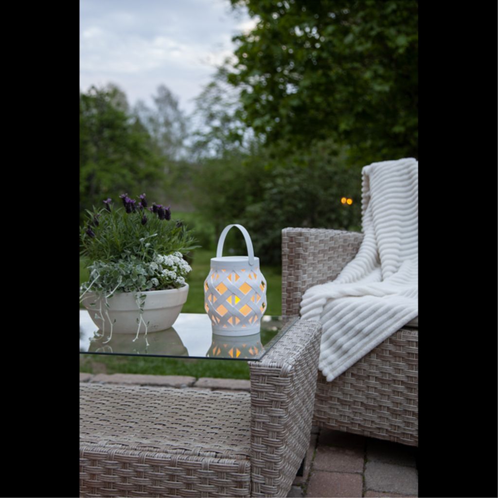 Star Trading Flame Lykta för inom- och utomhusbruk - Vit