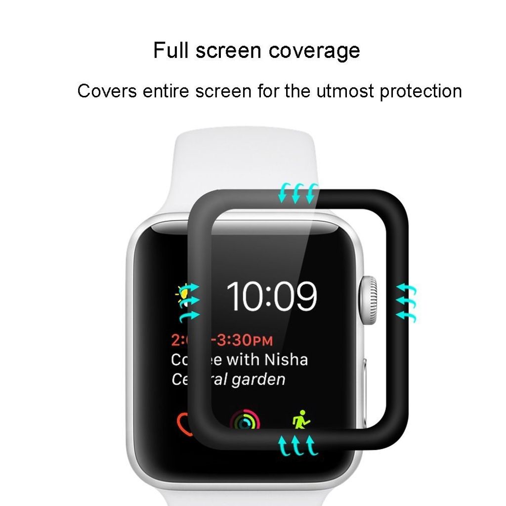 Apple Watch Series 4 Skjermbeskytter Herdet Glass 40mm - Gjennomsiktig