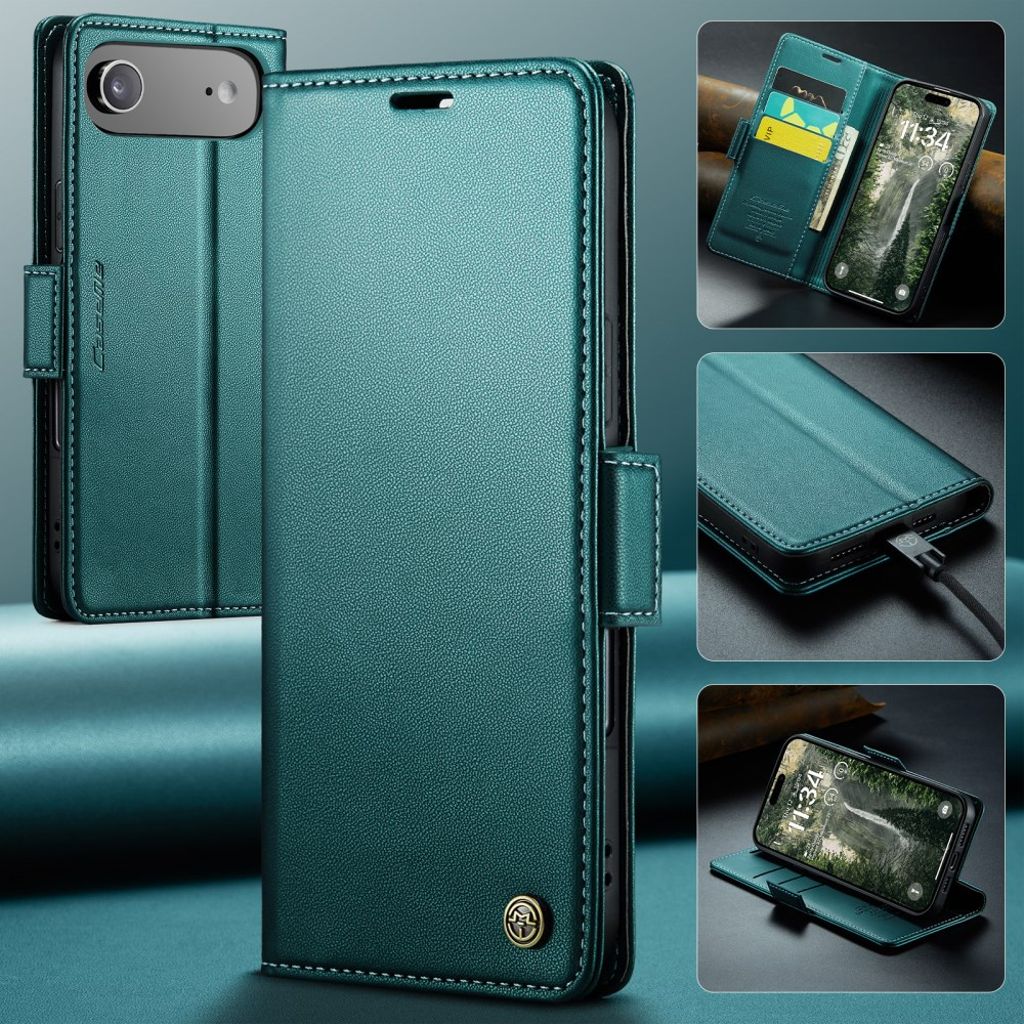 CASEME iPhone Air Etui med Kortplads - Grøn