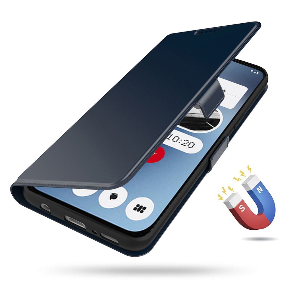 Nothing Phone (3) 5G Wallet Cover Card Holder Stand - Blue