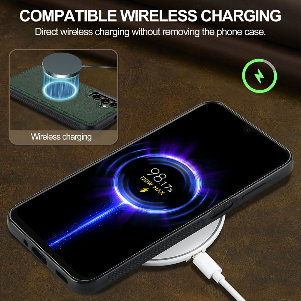 LC.IMEEKE Samsung Galaxy A37 5G MagSafe-kompatibelt Skal – Grön