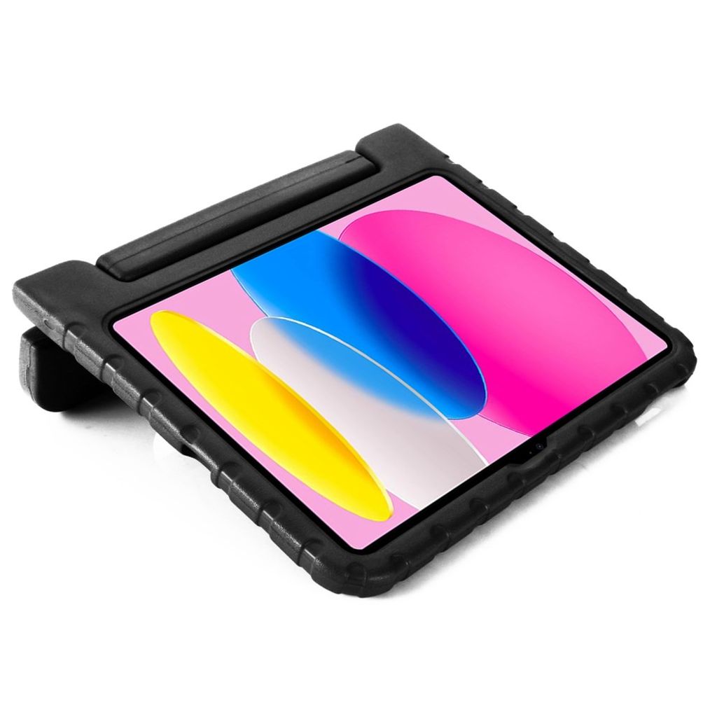 iPad A16 11" 2025/10.9" 2024 EVA-deksel med stativ og håndtak - Svart