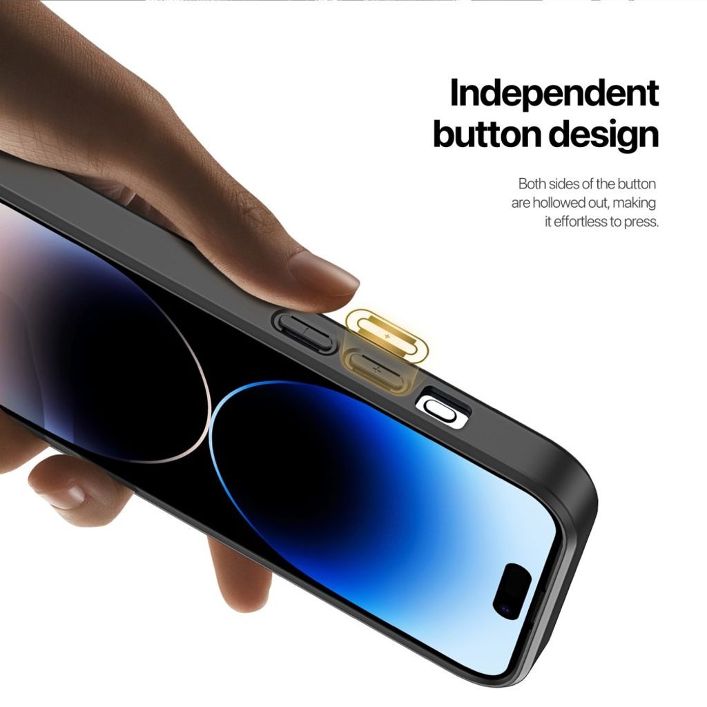 DUX DUCIS iPhone 14 Pro Max Magnetic Wallet Case - Black