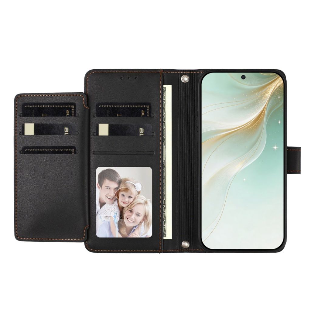 Xiaomi 17T Lommeboketui med håndstropp - Svart