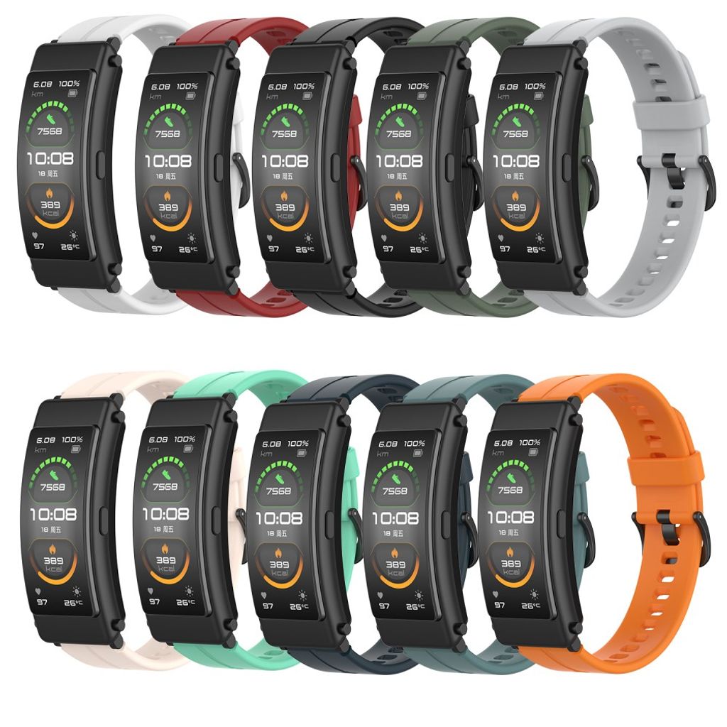 Huawei TalkBand B3/B6 Urrem Silikone – Sort