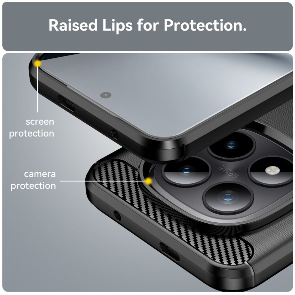 Xiaomi Redmi Note 15 ProPlus 5G Case in Plastic - Black