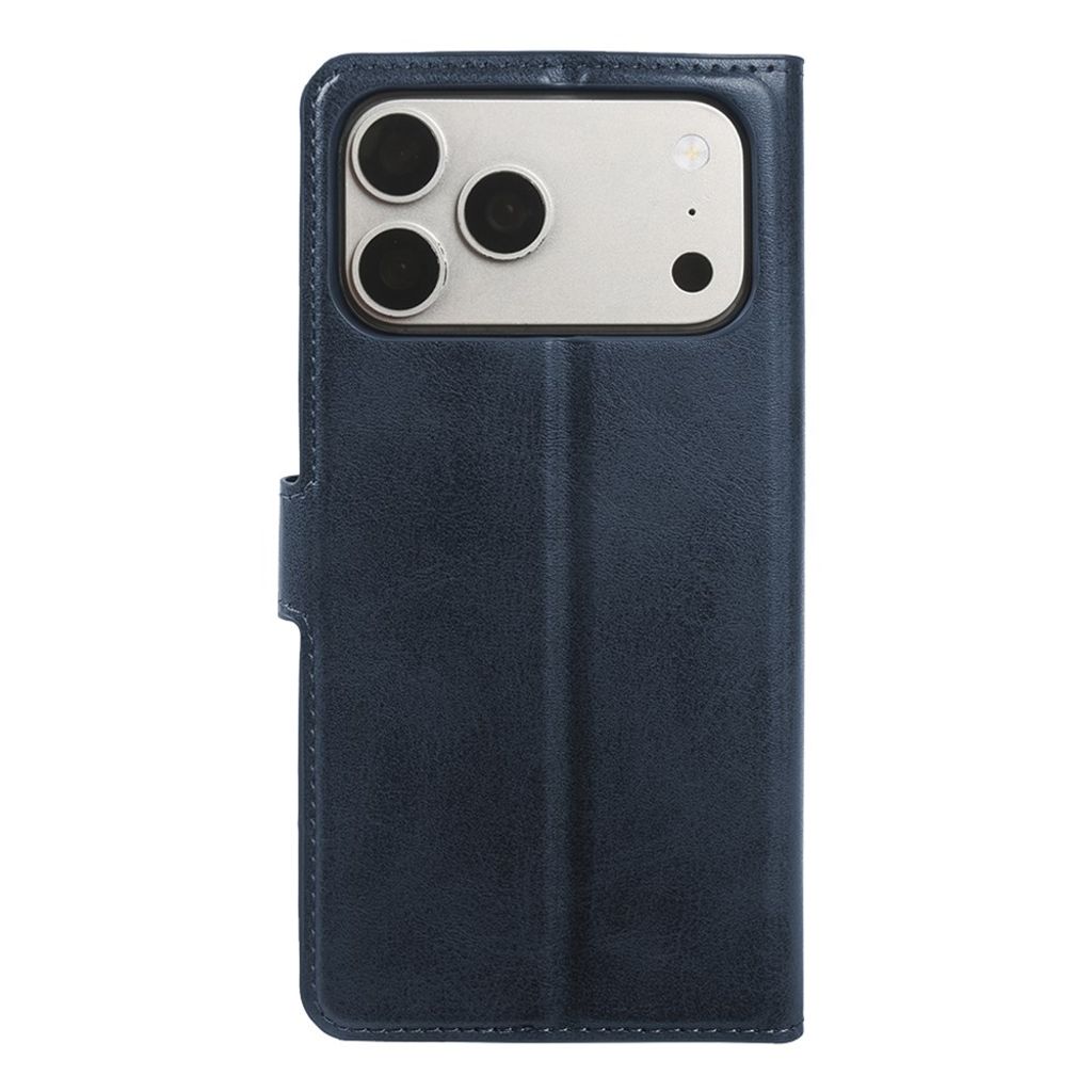 iPhone 18 Pro Max/17 Pro Max Lompakkokotelo jalustalla - Sininen