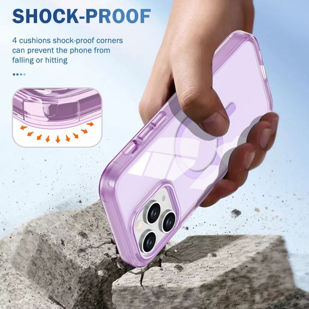 iPhone 11 Pro Max MagSafe-yhteensopiva Kuori – Vaaleanpunainen