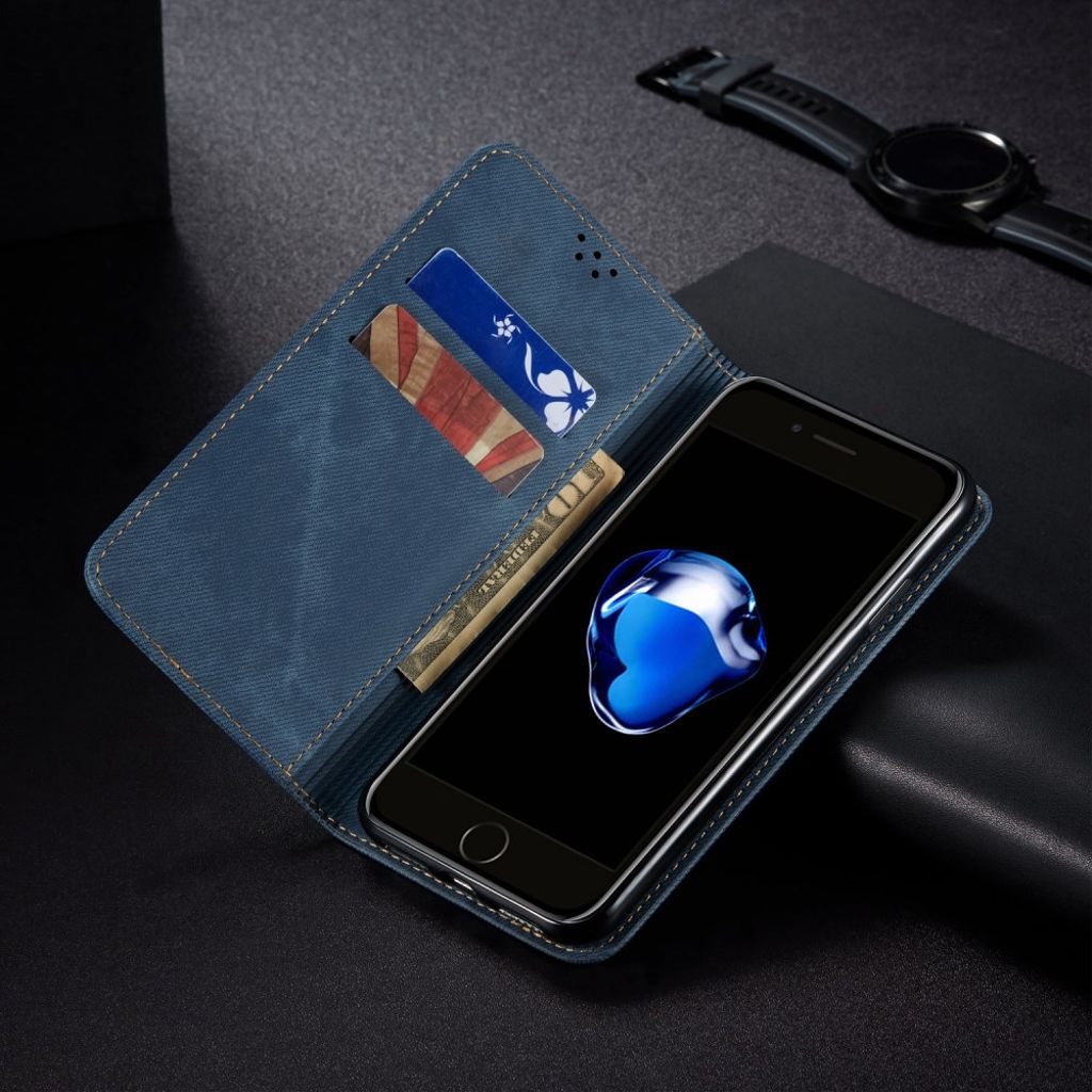 iPhone 6/6s Fodral med Kortfack - Blå
