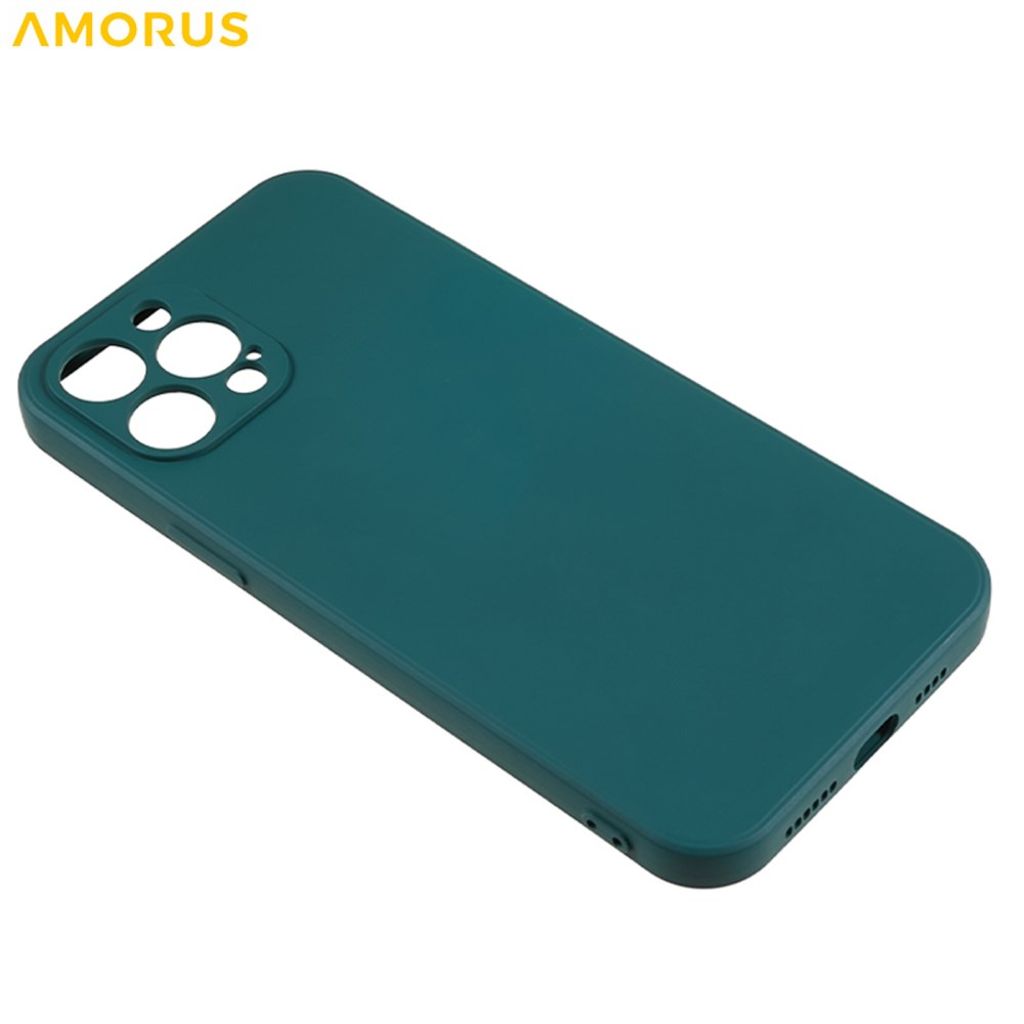 AMORUS iPhone 12 Pro Max TPU Kuori - Vihreä