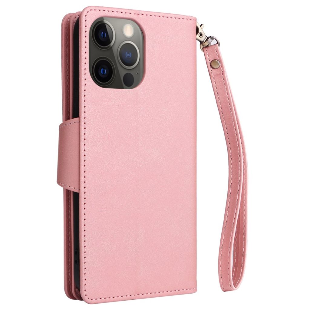 iPhone 12 Pro Max Kotelo Jalusta - Ruusu kultaa