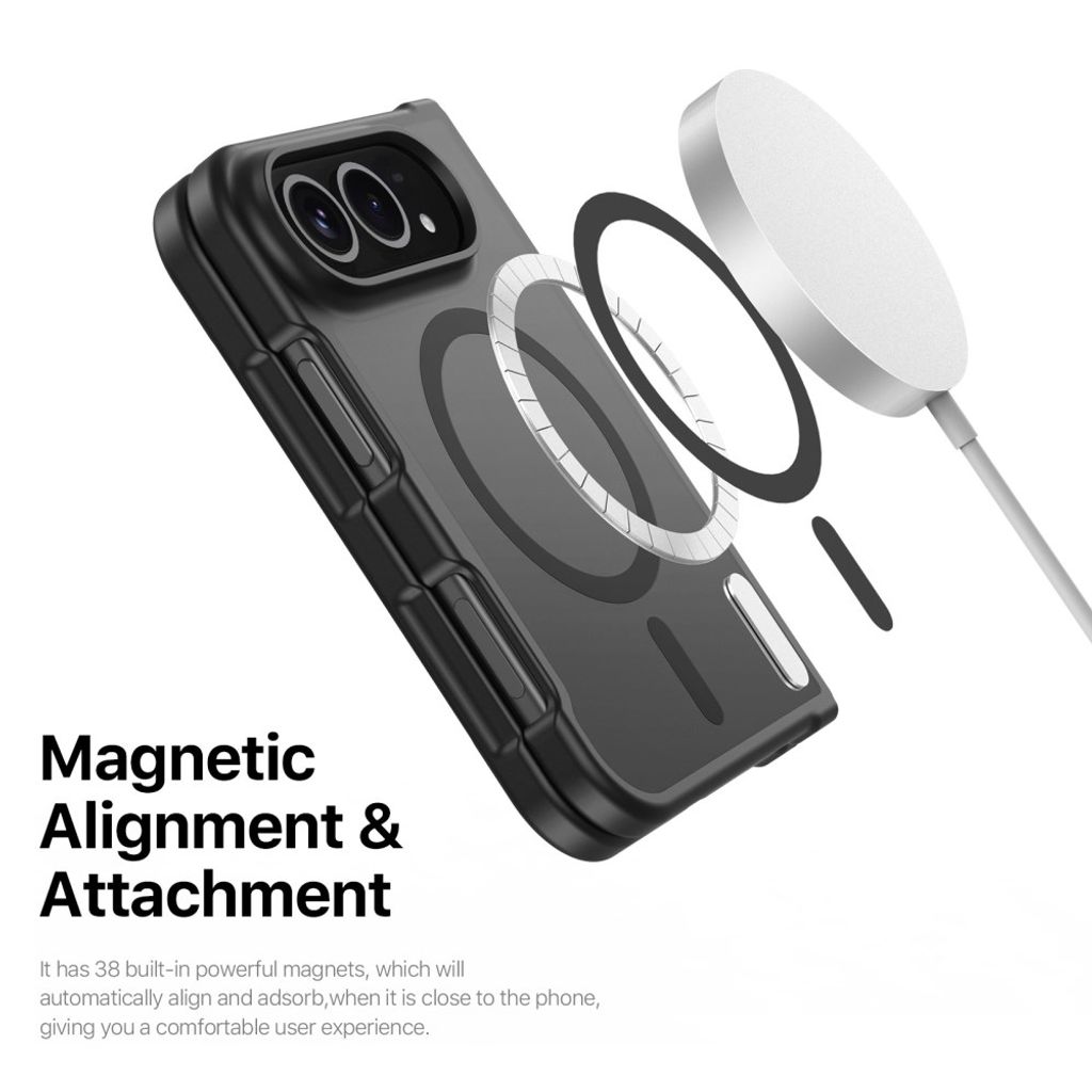 DUX DUCIS iPhone Fold MagSafe Kompatibel Case – Sort