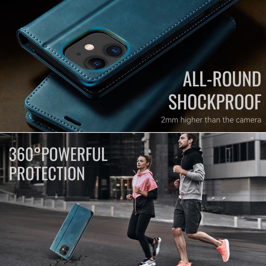 CASEME iPhone 12 Mini Cover with Card slots - Green