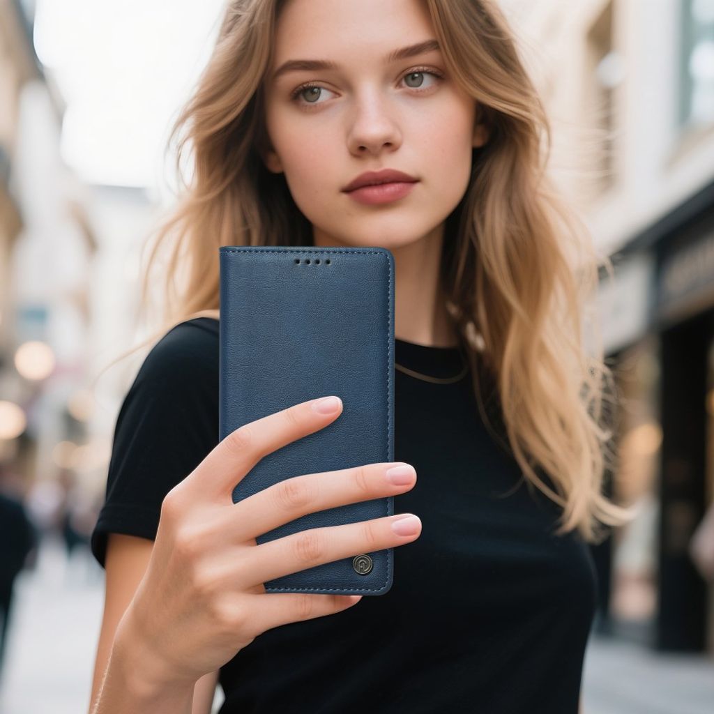 DIERFENG iPhone 18 Pro/17 Pro Lommeboketui RFID-blokkerende - Rød