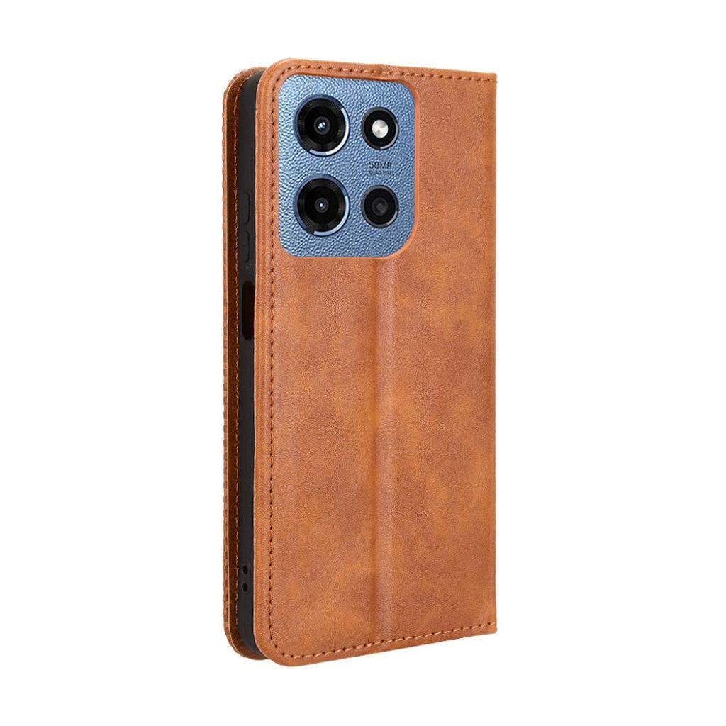Motorola Moto G (2025) Plånboksfodral - Brun