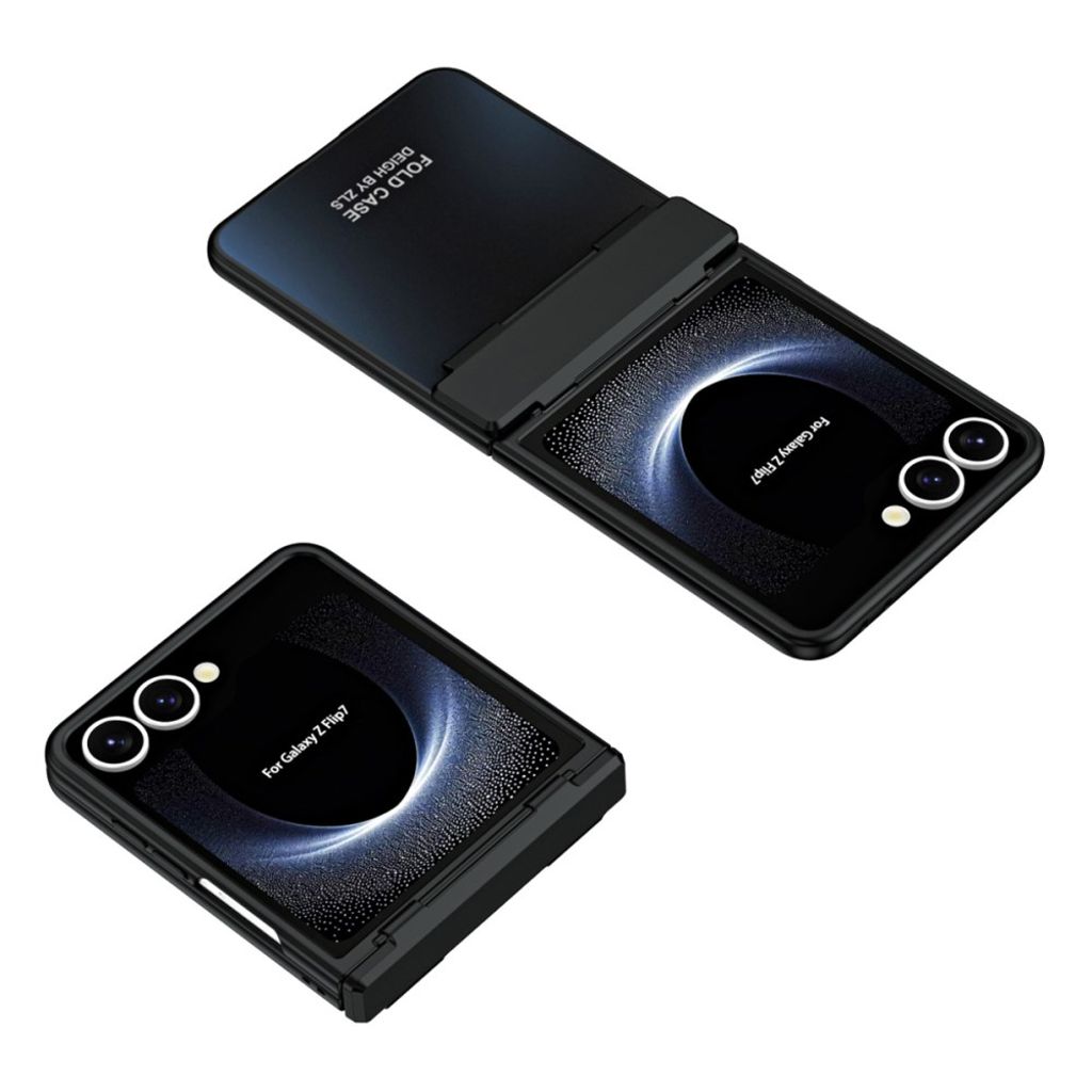 Samsung Galaxy Z Flip7 5G Cover med Skærmbeskytter - Sort