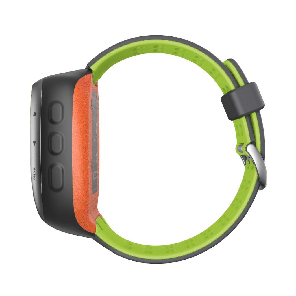 Garmin Forerunner 310XT Watch Strap Silicone – Dark Grey/Green