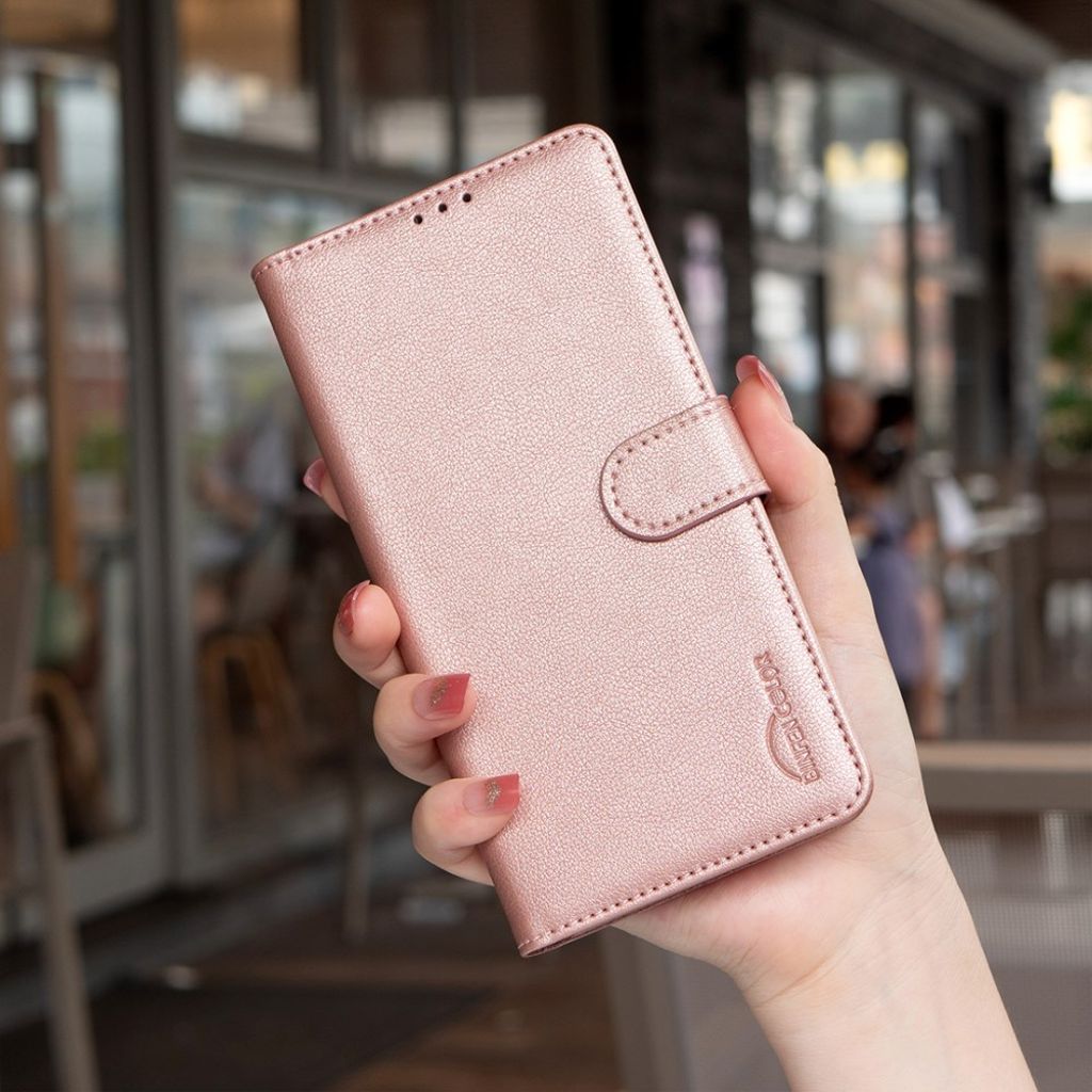 BINFEN COLOR Samsung Galaxy A57 5G Plånboksfodral RFID-blockerande - Roséguld
