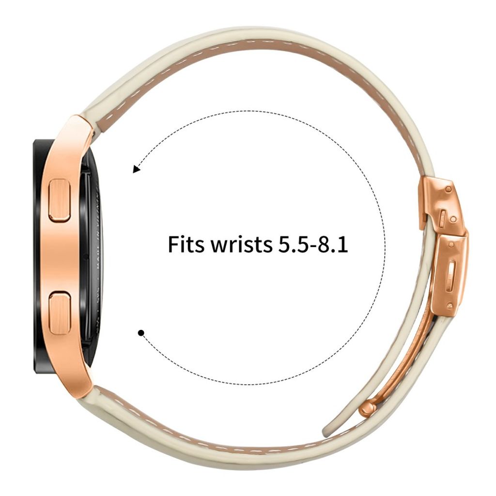 Garmin D2 Air X10/Venu/Approach S40 etc. Watch Strap Genuine Leather – Beige