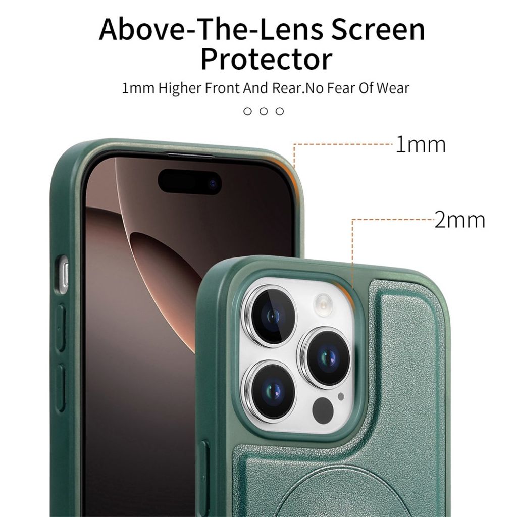 CASENO iPhone 14 Pro MagSafe Cover Håndgreb – Grøn