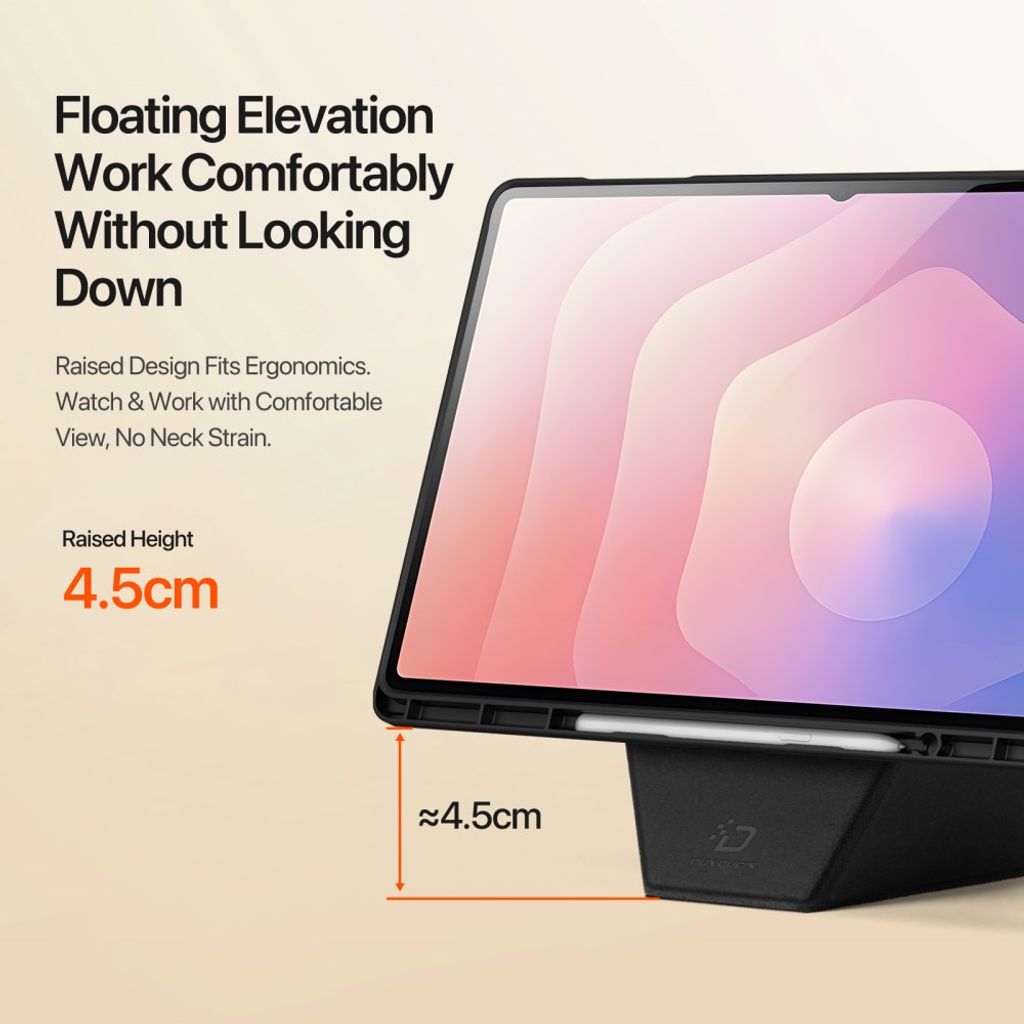 DUX DUCIS Samsung Galaxy Tab S12 Ultra/S11 Ultra etc Kotelo taittuvalla jalustalla - Musta