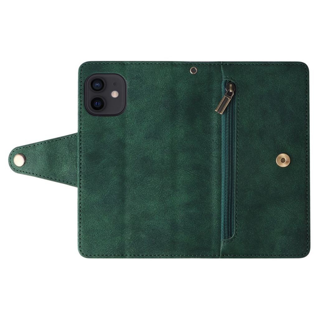 iPhone 12 Mini Cover with Stand - Green