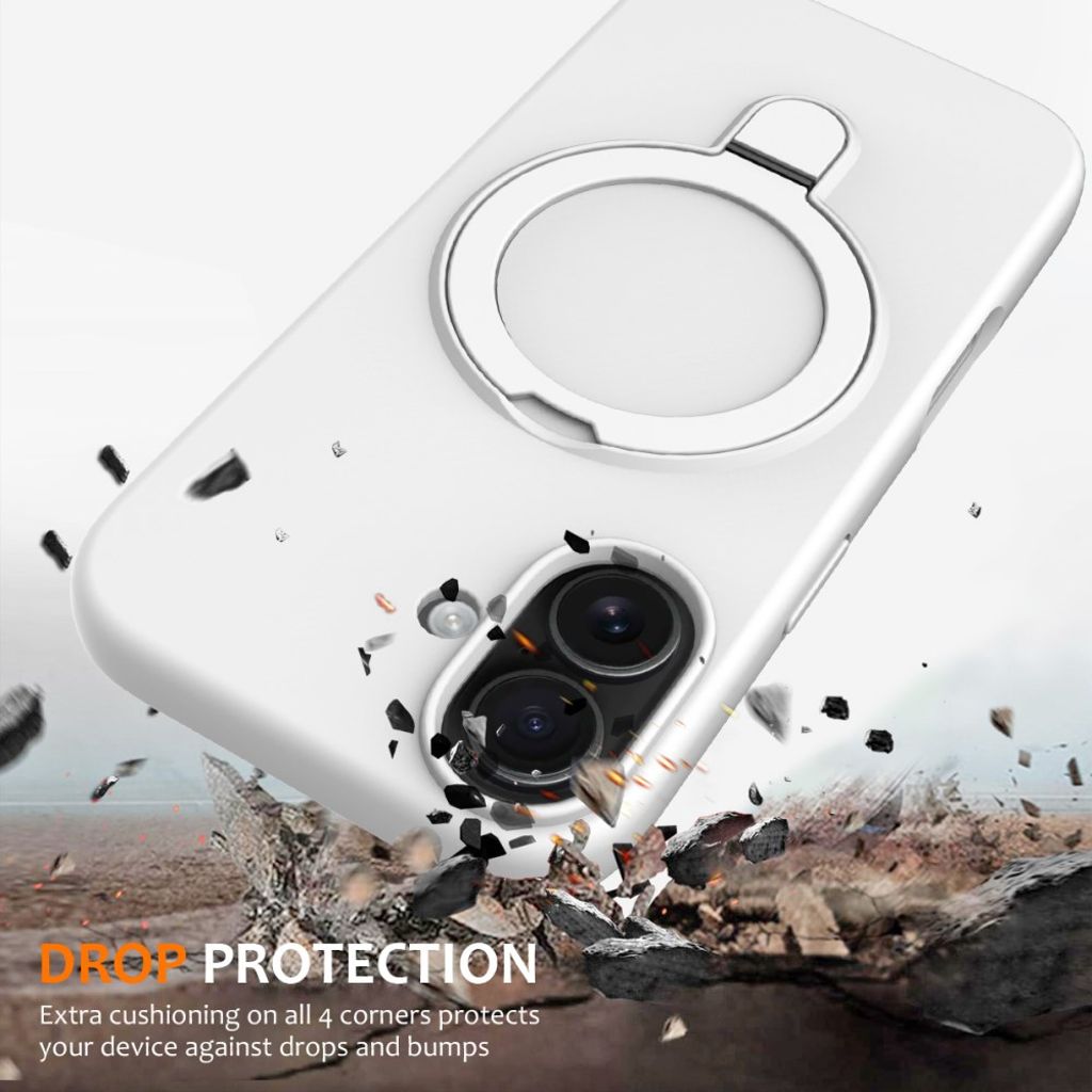 iPhone 17 Case MagSafe Kickstand - White