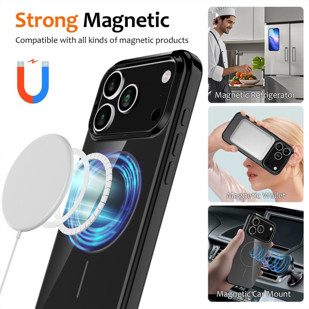 iPhone 17 Pro Case with Carrying strap - Black